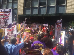 Minimum Wage Increase Rally